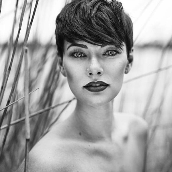 Short Pixie Cut With Bangs