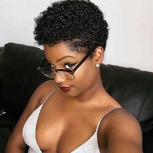 Cute Short Hair Cut For Black Women