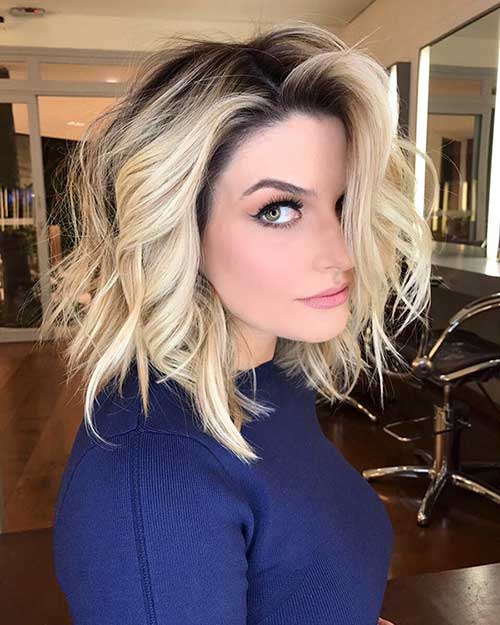 Big Curly Blonde Short Hairstyles