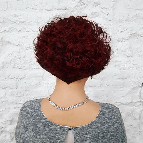 Short Curly Hairstyles For Mature Women