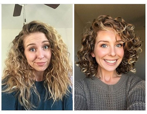 20.Blonde Curly Bob Hairstyle