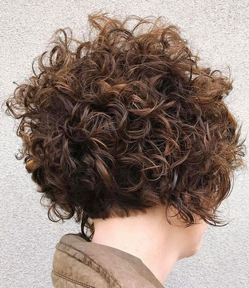 Hairstyle for Short Curly Hair