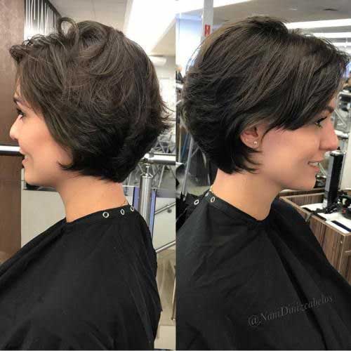 Short Haircuts for Women with Thick Hair-12