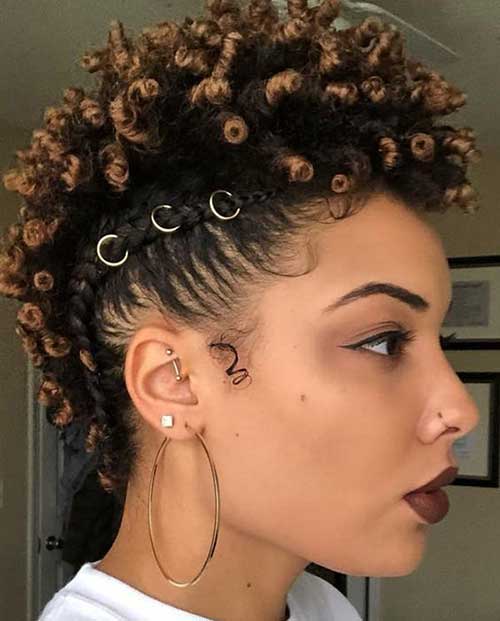 12.Short Natural Hairstyle for Black Women
