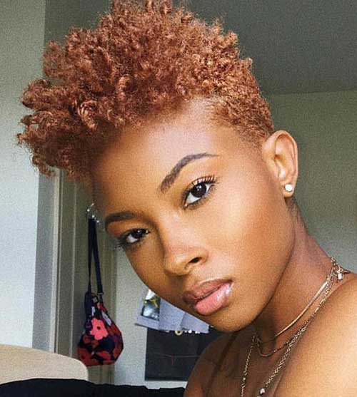 14.Short Natural Hairstyle for Black Women