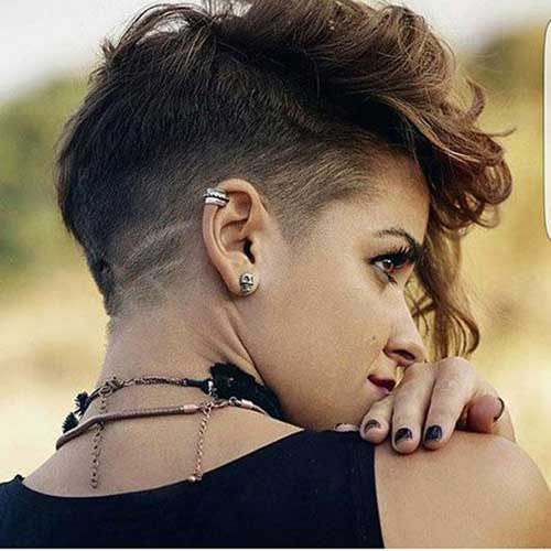 Short Shaved Cuthaircuts for Women with Thick Hair-7