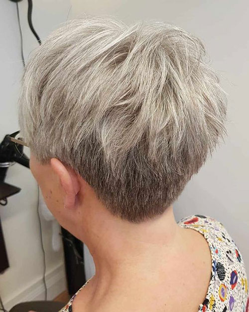 Very Short Haircut for Women Over 50