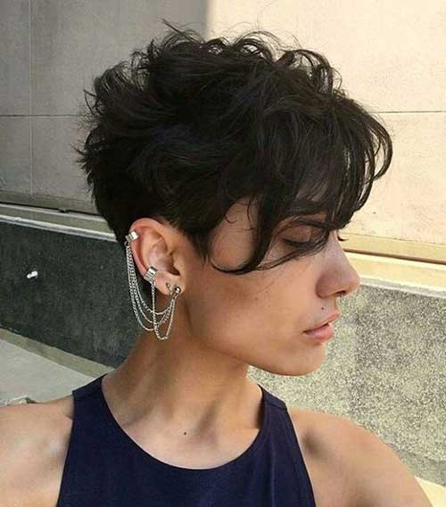Cute Long Layered Pixie Hairstyles for Short Hair-11