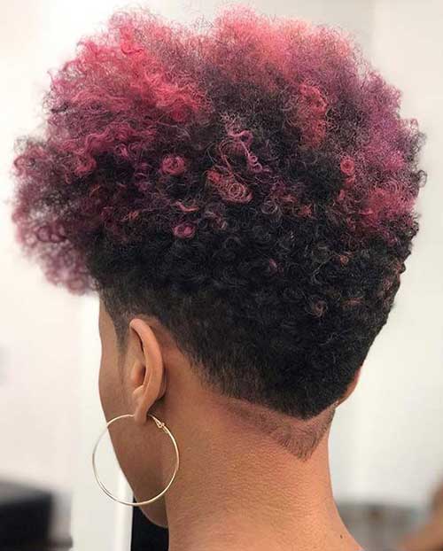 Short Natural Haircuts for Black Women-16