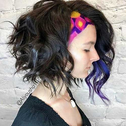 Short Curly Layered Hairstyles