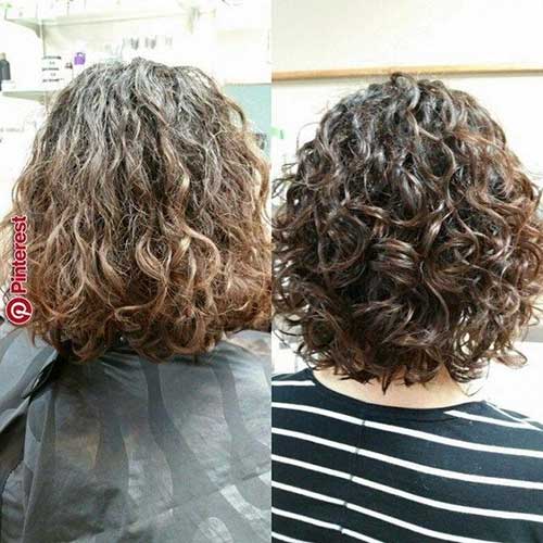 Short Layers Curly Hair