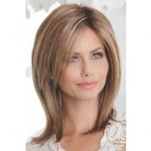 Medium Hair With Short Layers On Top