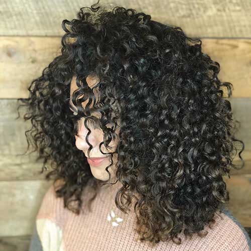 Short Layered Curly Hair