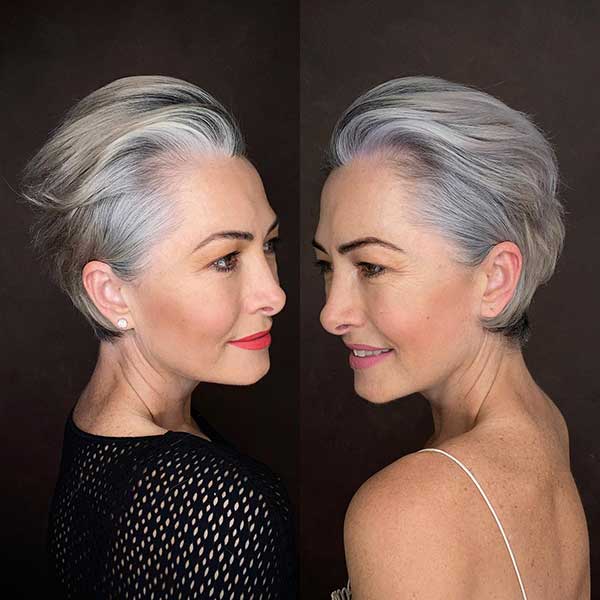Short Haircuts For Older Women