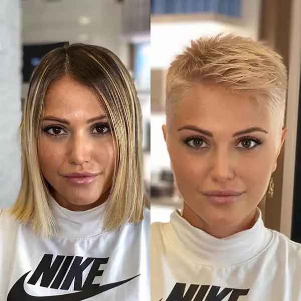 Trendy Short Haircuts For Round Faces