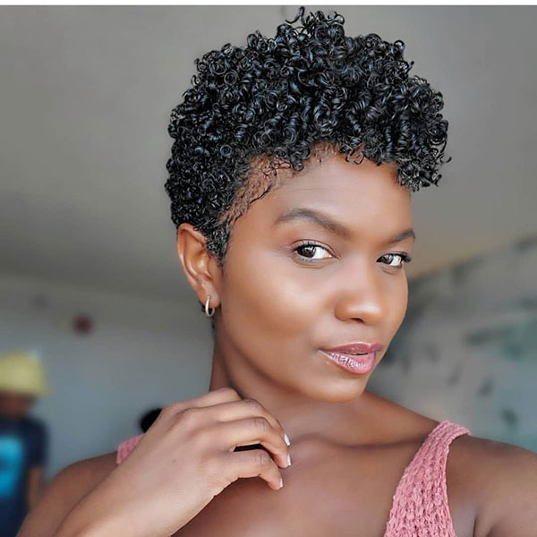 Short Pixie Haircuts For Naturally Curly Hair