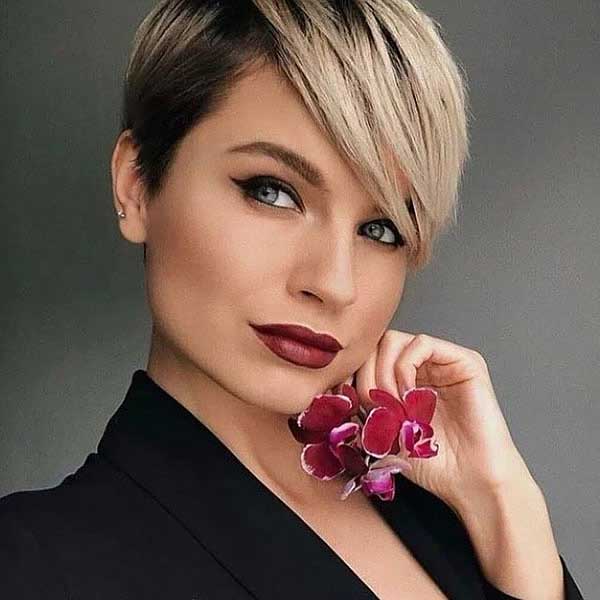Long Pixie Cut For Round Face