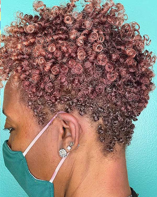Short Natural Curly Haircuts For Black Females