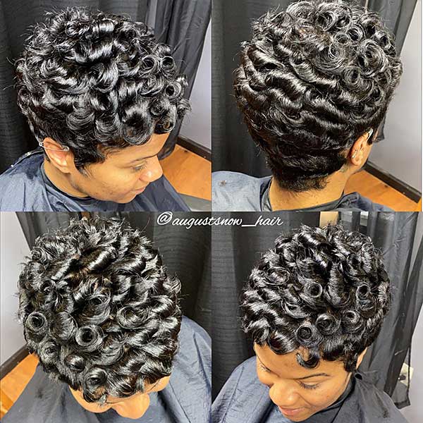 Short Pixie Cuts For Natural Curly Hair